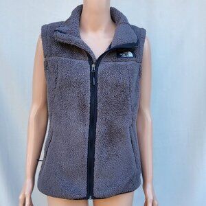 The North Face Women's Campshire Fleece Vest Medium Gray Full Zip